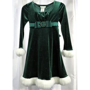 Bonnie Jean Holiday Christmas Dress Size 10